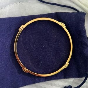 Gold tory burch bracelet